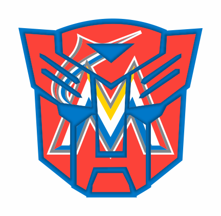 Autobots Miami Marlins logo vinyl decal